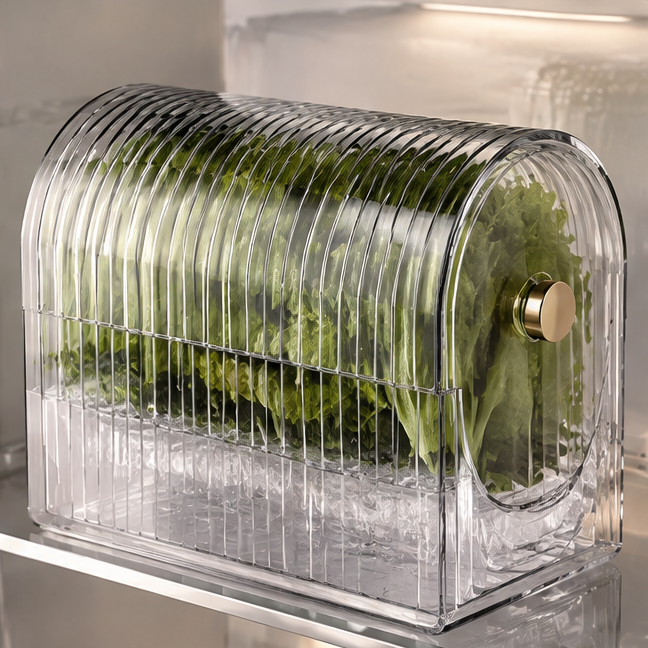 VATILYMOAY arch clear fridge produce keeper clean product view