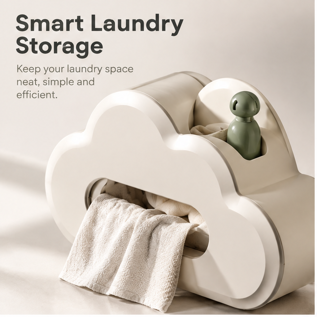 VATILYMOAY cloud laundry storage maximize vertical space keep items within reach tidy