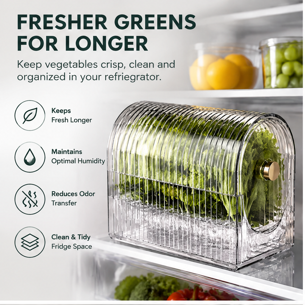 VATILYMOAY fridge greens keeper fresher longer features