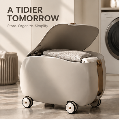 VATILYMOAY rolling storage box a tidier tomorrow store organize simplify laundry room