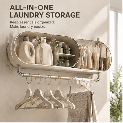 VATILYMOAY laundry shelf all-in-one storage keep essentials organized