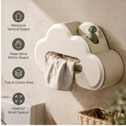 VATILYMOAY cloud laundry storage extra storage on top small essentials organized
