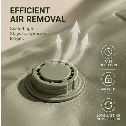 VATILYMOAY olive green vacuum bag efficient air removal fast deflation airtight seal
