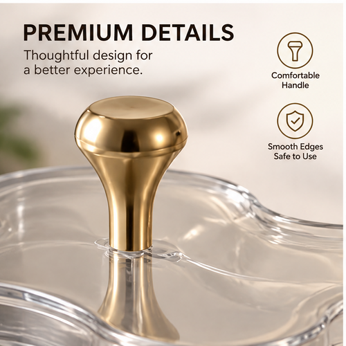 VATILYMOAY wave organizer premium gold handle detail