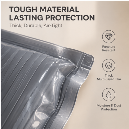 VATILYMOAY vacuum bag one-way air valve fast compression anti-leak seal